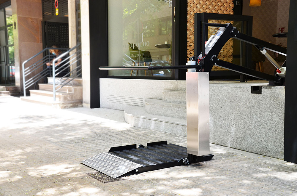 Elevador escaleras con monobrazo EVP SPIN PORTADA